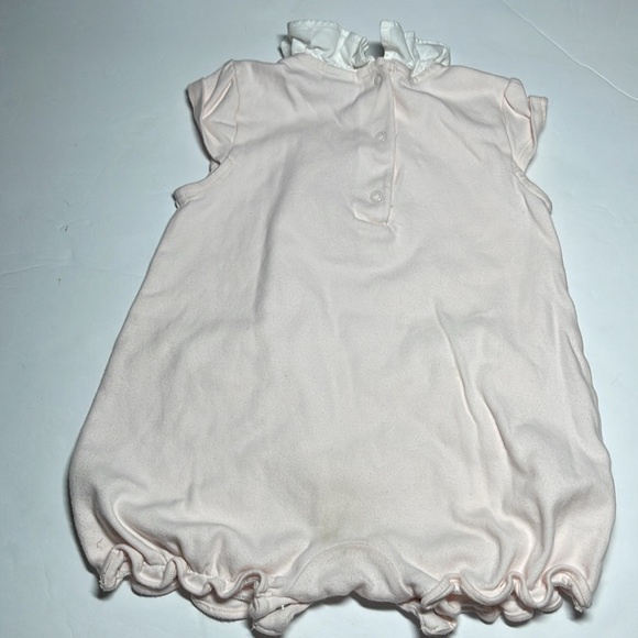 Janie and Jack Pink Beautiful cotton bubble with ruffled collar 18-24 months - Picture 5 of 5